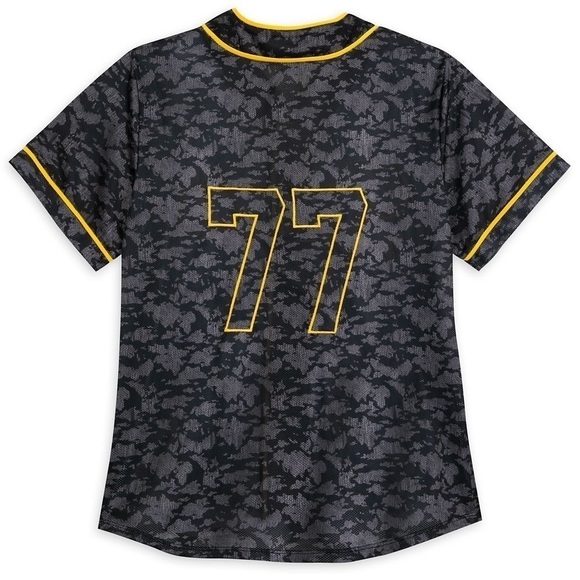 Rebels Logo Baseball Jersey for Adults - Picture 2 of 9